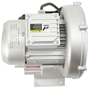 Cozyel Souffleur Régénératif 220V 50Hz Souffleur Vortex Haute Pression 180W | Souffleur à Canal Latéral Souffleur à Anneau Souffleur Régénératif Pour étangs à Poissons, Aquariums, Aquaculture