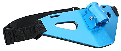 Alomejor Angelrute Gürtel Halter Einstellbarer Stand Up Angelkampfgürtel Aluminiumlegierung Gimbal Gepolsterter Fischrutenhalter