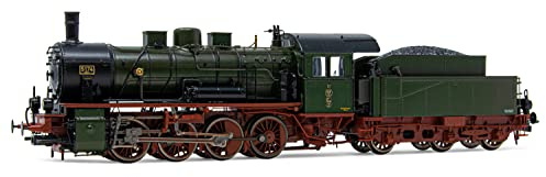 Rivarossi Ferrovia - Locos HR2807 KPEV, G8.1, caldaia simmetrica a 3 cupole, livrea verde, periodo I