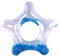 BLUE SKY - Stella Piuma - Boa - Gonfiabile - 069021 - Blu - Vinile - 75 cm di Diametro - Giocattolo per Bambini - Gioco all'aperto - Piscina - A partire dai 3 anni
