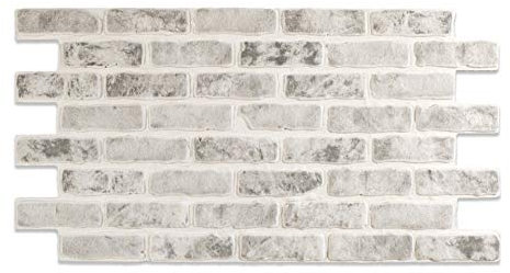 Decoresin Pannello Finto Mattone Ricostruito in Polistirolo Resinato (Monocrom)