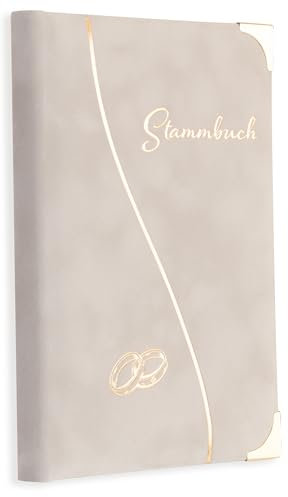 Stammbuch Grau Stammbuch der Familie Mila Hochzeit Standesamt