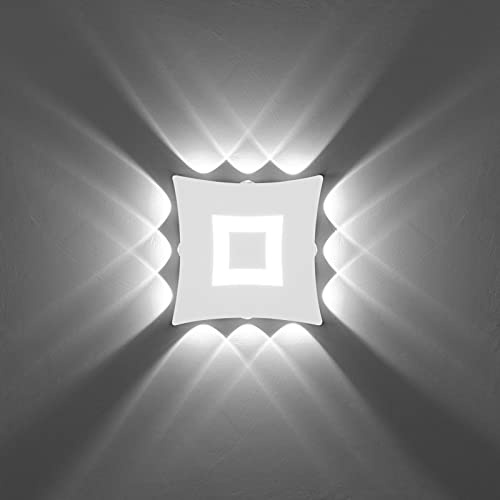 KAWELL 18W Modern Wandlampe LED Wandleuchte Up Down LED Wandbeleuchtung | Wasserdicht IP65, Aluminium, Innen Außen, für Badezimmer Schlafzimmer Wohnzimmer Treppen Flur Korridor Eingang