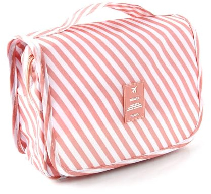 PATILWON Hanging Wash Bag Toiletry Bag for Women - Foldable Washbag Cosmetics Toiletries Organizer, Waterproof Wash Bag for Female Girls and Kids Travel