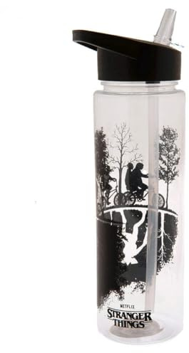 Plastic Stranger Things reseflaska (design inifrån och ut) 700 ml - officiell produkt
