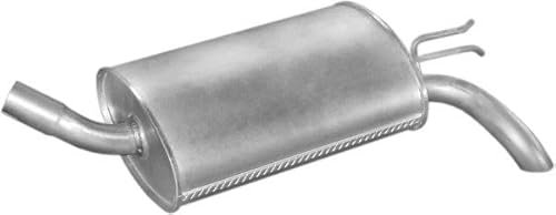 IZAWIT Silencieux arrière arrière Pot d'Échappement 26.002