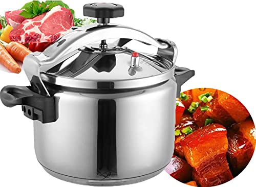 304 Edelstahl 20L Schnellkochtopf Übergroßer Bester Druckbehälter Explosionsgeschützter leicht zu öffnender Deckel Mehrfaches Sicherheitsdesign Anwendbar: Gaskocher/Induktionskocher Pressure Cooker