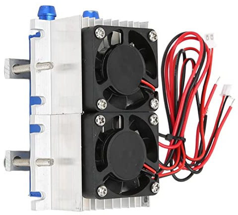 Cuifati 12V 144W Luftkühlgerät, Peltier-System mit Thermoelektrischem Kühler, Halbleiter-Kühlsystem-Kit für Kühlschrank
