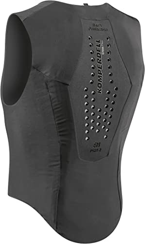 Komperdell Ballistic Flexfit Men Skiprotektor, Reitsport Protektor, Größe:XL, Farbe:Black/Graphite