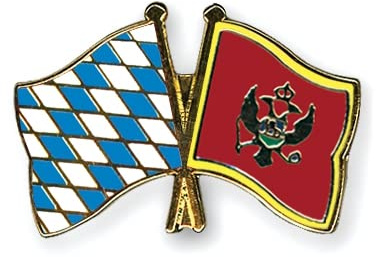 Bayern-Montenegro Freundschafts Pin