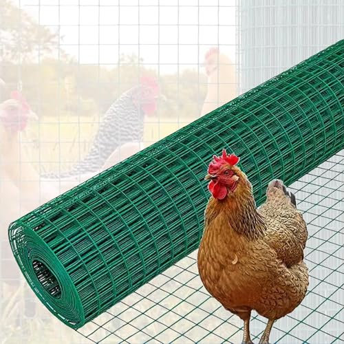 Yqyc Maschendrahtzaun, 30 M, Gartenzaun, Geflügelzucht Netz, Garten Balkon Zaungeflecht für DIY Handwerk, Geflügel, Haustier, Kaninchen, Hühnerzaun (Size : Height: 1.5m)