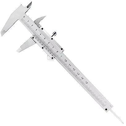 Calibrador Vernier, Calibrador Micrométrico Manual De 0-6 Pulgadas/0-150 Mm, Herramienta De Medición De Calibrador De Acero, Calibrador No Digital, Herramienta De Medición De Medidor De Alta Precisión