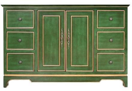 Sideboard-Buffetschrank Massivholz Landhaus-Verandaschrank Große Kapazität Eingangsbereich Alte Halle Lagerung Gold lackiert Schuhschrank Esszimmer Seitenschrank Küchenbuffet-Aufbewahrungsschrank