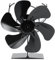 YAZIONG Stove Fan for Log Burner and Wood Burner - Heated Powered Fireplace Fan - Eco Wood Stove (HL-500Q4)