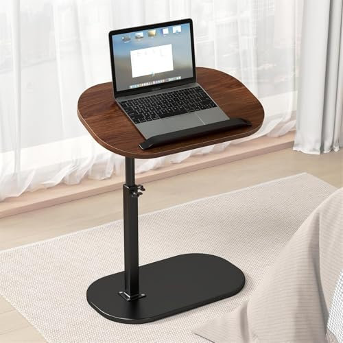 C-förmiger Beistelltisch, Höhenverstellbarer Klapptisch, Um 360° Drehbare Couch-Beistelltische, Moderner Kleiner C-Couchtisch-Beistelltisch, Wannenregal Mit Computer-TelefonhalterMobile C-Tische(Lifta