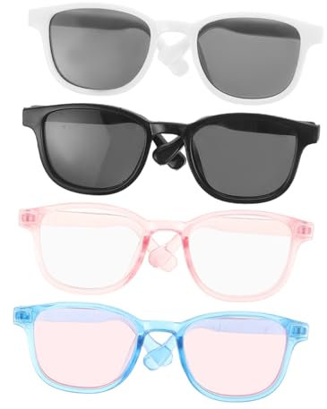 GRIRIW 4stücke Sonnenbrillen Für Hunde Und Katzen Cosplay Brille Und Schwarz Schutz Gegen Und Für Und Tägliches Tragen