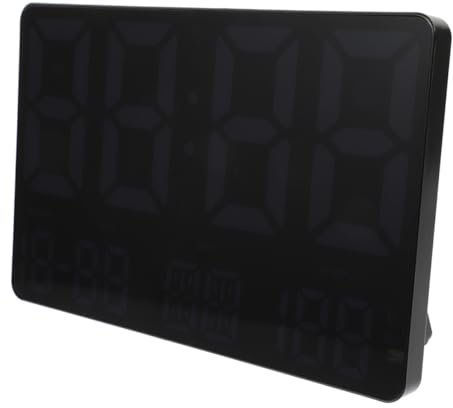 QUMIIRITY Orologio Da Parete Digitale Multifunzionale Con Sensore Di Umidità e Temperatura Orologio Gigante Per Casa e Ufficio Con Display Led e Previsioni Meteorologiche Accurate