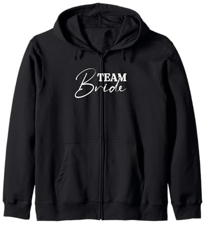 Gobelets de mariage Team Bride pour fiançailles Sweat à Capuche