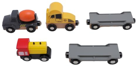 Fabater Hochwertiges Kindereisenbahn-Set aus Holz für Fantasievolles Spielen, Entwickeln Grundlegender Fähigkeiten, Kindereisenbahn-Spielzeug für Fesselnden Spaß, Spielzeugeisenbahn-Set aus Ahornholz
