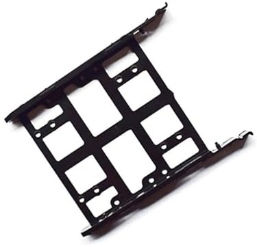 ASHATA Hårddisk SSD Monteringsfäste Lätt Bärbar Fixeringshållare för HDD/SSD, 3,5 Tums Dragskena Verktygssats för Alla Datorfodral, Plastmaterial