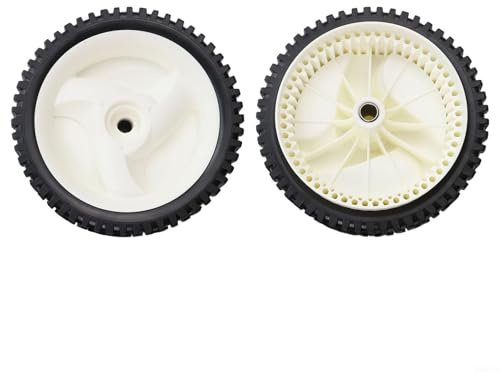 Ruedas delanteras para cortacésped de 8 pulgadas con montaje de accionamiento de 53 dientes para neumáticos de repuesto autopropulsados de 22 pulgadas, piezas de tractor de jardín resistentes