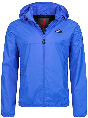 Höhenhorn Rigi Herren Regen Jacke Outdoor Rain Blau Gr. L