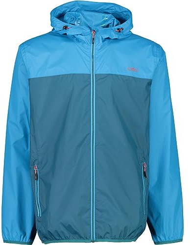 CMP - Regenjacke für Herren mit Kapuze, Tiefer See, 54