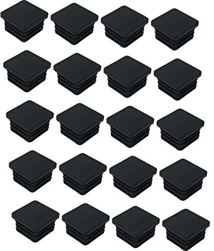 20 x SOTOOLS Lamellenstopfen Rohrstopfen für Vierkantrohr 30 mm Abdeckkappe, Endkappe aus Kunststoff x 30 mm Abdeckkappe, Endkappe aus Kunststoff