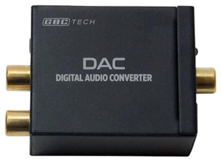 MINI CONVERTITORE AUDIO DIGITALE/ANALOGICO CON USCITA 3,5MM STEREO PER CUFFIE GBC Cod. 14.2550.70