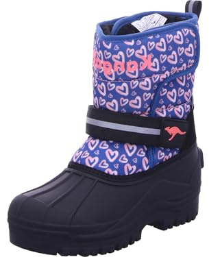 KangaROOS Pojkar K -Shell Ii snöstövlar, Midnight Rose Heart, 25 EU