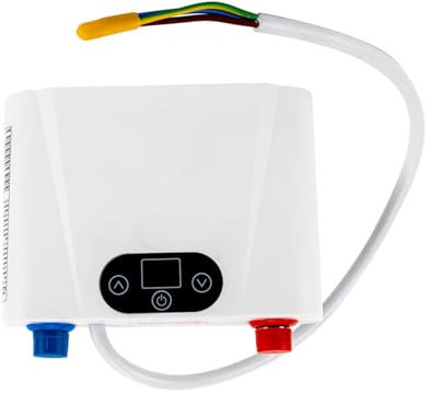 Elektronischer Durchlauferhitzer Küche 5500W Elektrische Warmwasserbereiter Instant Klein Durchlauferhitzer für Küche und Badezimmer