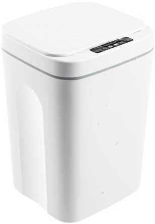 KumuJ 16 L Automatik Mülleimer Sensor Mülleimer, Automatik Mülleimer mit Smart Sensor Küche Abfallbehälter Papierkorb Touchless Bad/Büro ABS-Kunststoff Mülleimer