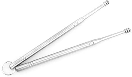 COLLBATH 3 Stück Metall Ohrstocher Spiral Pinzette Aus Edelstahl Tragbares Ohrreinigungsset Küretten Ohrenschmalz Entferner Für Erwachsene