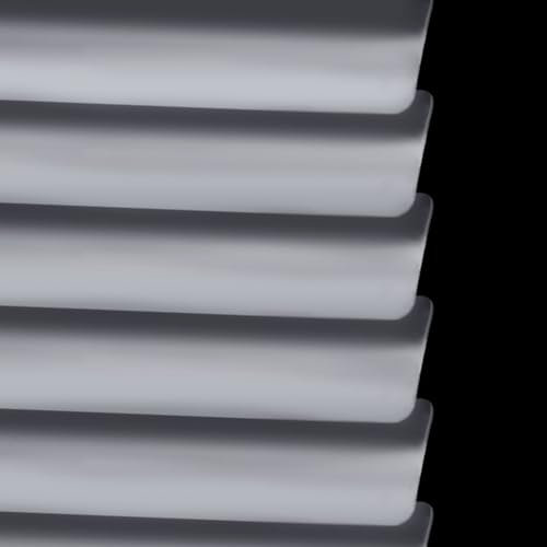 Gris Plata Persiana de Aluminio, Persiana Veneciana para Ventanas,Privacidad, Protección contra la luz y el Deslumbramiento, Personalizable (140×250cm)