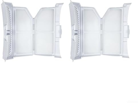 Fusselfiltersieb für Bosch für Siemens IQ300 IQ500 IQ700 für ISensoric Extra Class Wäschetrocknerreiniger, faltbarer Fusselsieb, Flusensieb, Ersatzteile, 752387 00752387 (2 Stück)