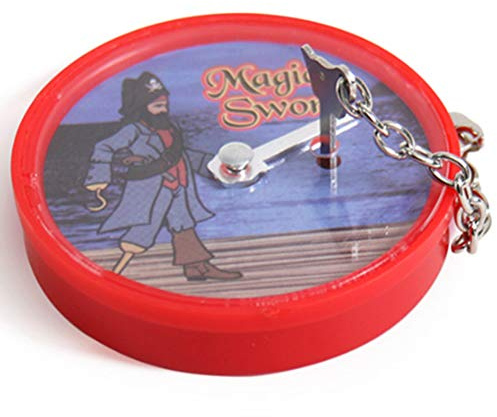 Xiuganpo Trucchi con la Spada Magica, Primo Piano del Palco, Oggetti di Scena per Spettacoli, Oggetti di Mentalismo Divertenti, Plastica Rossa/Verde, Piccolo Giocattolo per L'intrattenimento (Rosso)