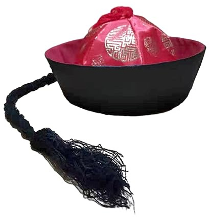 LLLmhuaa Chapeau traditionnel chinois pour usage quotidien et spectacles de danse eunuque pour enfants fêtes costumées