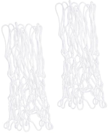 TOYANDONA 2 pezzi Rete Basket Professionale in Nylon Spesso per Allenamento e Competizione Resistente per Interni ed Esterni Facile da Installare su Cerchi Standard