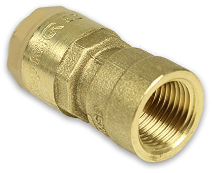Messing Steckfitting für Kupferrohr Übergang mit Innengewinde [12mm - 3/8'']