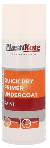 PlastiKote 071000 Trade Quick Drying Primer White 400 ml