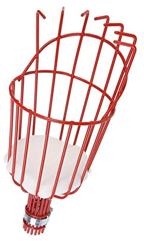 NiceJoy Metallo Twist-on Basket,Piede Fruit Picker Riutilizzabile Leggera in Acciaio Inox Pole per Raccogliere Frutta,Raccogli Frutta Telescopico Raccoglifrutta