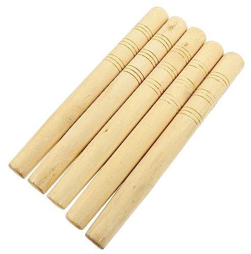 Happyyami 5 Stück Holzgriffe aus Hartholz für Gartengeräte Ersatz für Hackenstiel und Schaufelstiele Einfach zu Montieren Ergonomisch und Arbeitsersparend für Gartenarbeiten