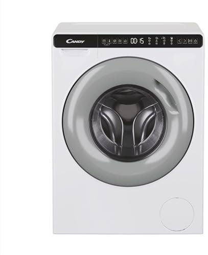 CANDY MINIAQUA CW50-BP12307G-S, LAVATRICE A CARICA FRONTALE, 5 KG, 1200 GIRI, Programmi rapidi, Antipiega, Partenza ritardata, Grigio/Bianco, 70x51x45 [Classe di efficienza energetica A]