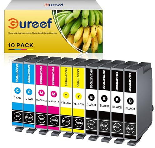 Gureef Compatible with 604xl Ink Cartridges Multipack for Epson XP2200 Ink Cartridges Compatible with XP 3200 XP 4200 XP-4205 XP 2200 XP-2205 WF-2935 (10 Pack)