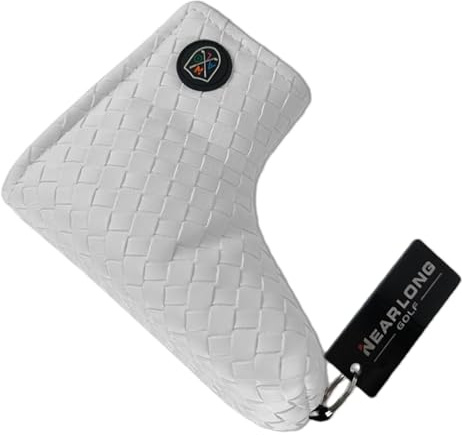 Qikam Housse de pilote de golf, housse de putter de golf | Putter Cover Mallet Golf Putter Couvre-chef | Couvertures de putter de maillet, couvre-chefs de putter magnétiques pour l'école, aire de jeux