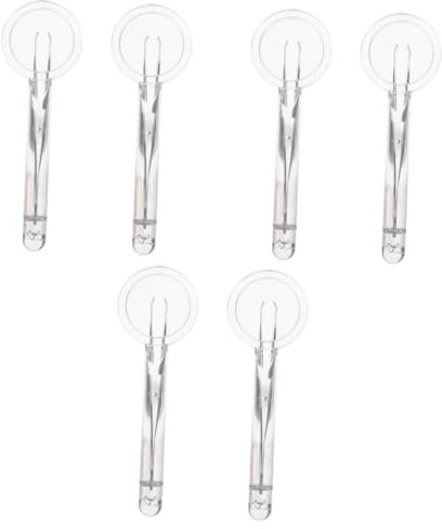 minkissy 6 Stk Pinzette Lupe Make-up-Augenbrauenpinzette beleuchteter Vergrößerungsspiegel Handlupe mit Pinzette Vergrößerungsglas mit Pinzette Reparaturwerkzeug Vergrößerungslinse Metall