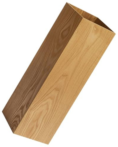 Rustikaler Regenschirmständer aus Holz für den Eingangsbereich, freistehender Organizer für Gehstock und Gehstock, hohe Blumenvase für Zuhause, Büro