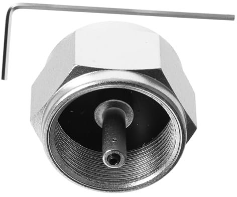 CANIGHT Herdbrenneradapter für Gasflaschen Split Art Ofen Aluminium Ofenanschlusskopf Installieren für Grillabende und Wohnmobile