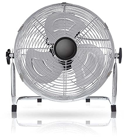 SFNIOKFG Gym Floor Standing Fan, Metal High Velocity Cold Air Circulator, Adjustable Floor Fan, Portable Floor Desk Fan, for Office Home Outdoor Camping,18 inch 8 speed