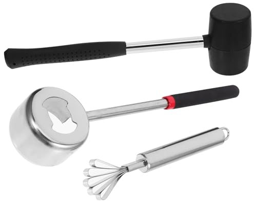 Alipis Dispositif D'ouverture De Noix De Ensemble De Perforateur De Noix De En Métal Ouvre-boîte Facile À Transporter